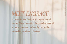 Load image into Gallery viewer, Engrace serif font family
