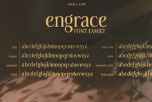 Load image into Gallery viewer, Engrace serif font family