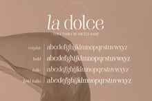 Load image into Gallery viewer, La Dolce font family
