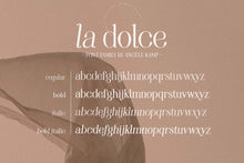 Load image into Gallery viewer, La Dolce font family