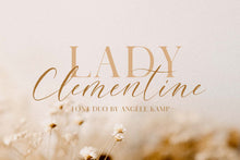 Load image into Gallery viewer, Lady Clementine font duo
