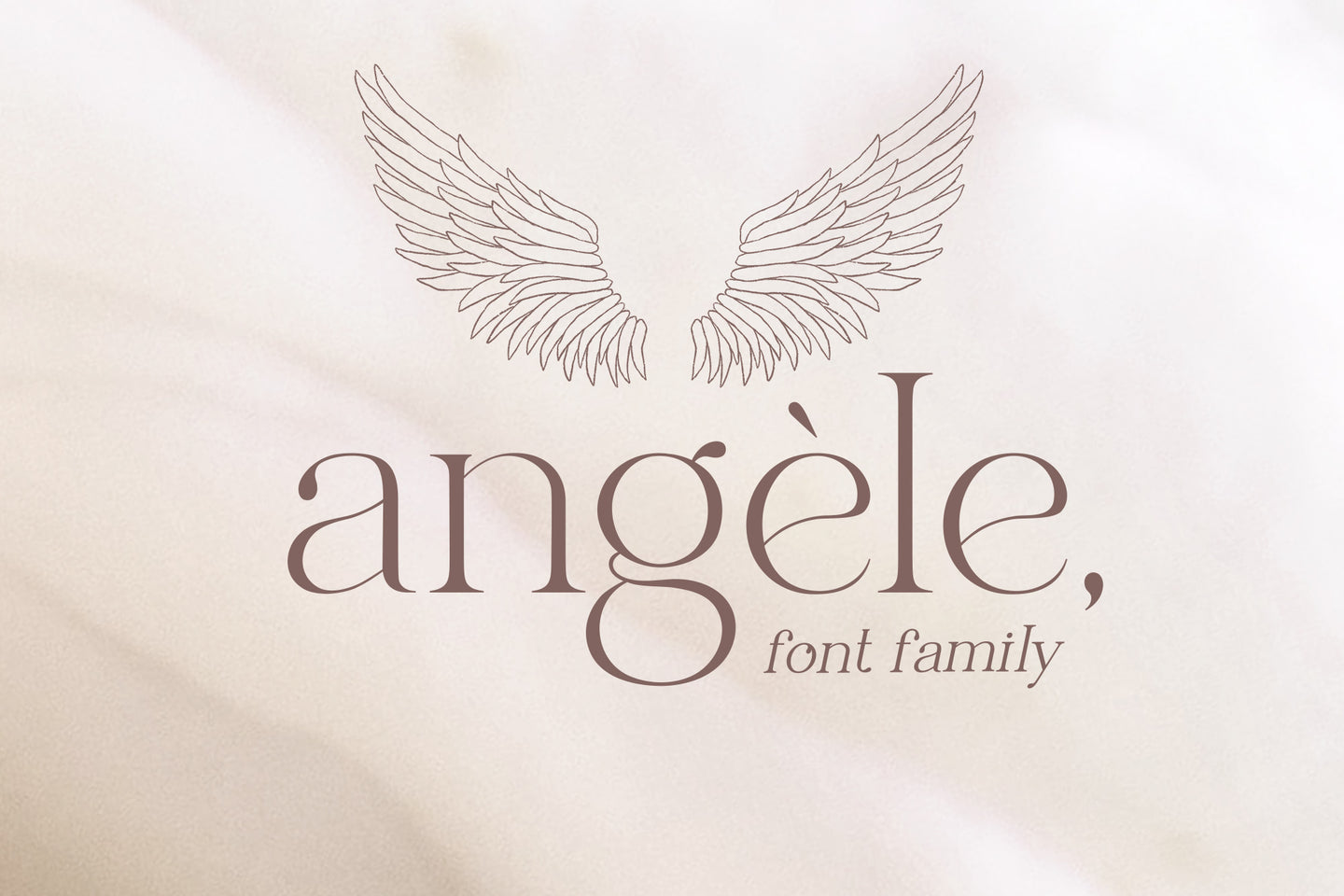 Angele, font family