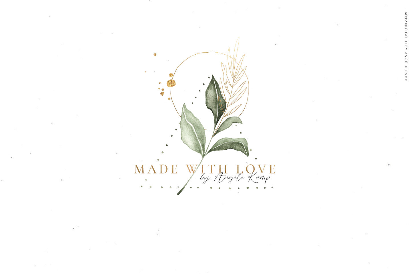 Botanic Gold watercolors