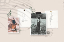 Load image into Gallery viewer, Floral Vines botanical watercolor art illustrations Angele Kamp