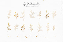 Load image into Gallery viewer, Gold Leaf watercolors
