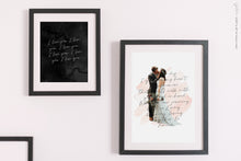 Load image into Gallery viewer, golden script and art by Angele Kamp