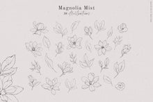 Load image into Gallery viewer, Magnolia Mist watercolor art