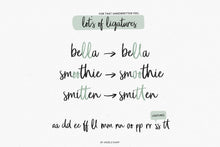Load image into Gallery viewer, Oh Livey brush font by Angele Kamp