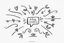 Load image into Gallery viewer, Oh Livey brush font by Angele Kamp