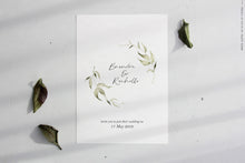 Load image into Gallery viewer, Shades of Green botanic watercolor illustrations