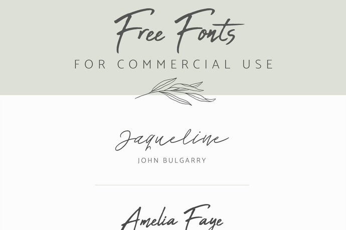 Commercial Free Fonts