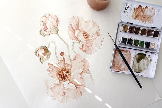 Creating Icelandic Poppies