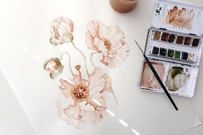 Creating Icelandic Poppies