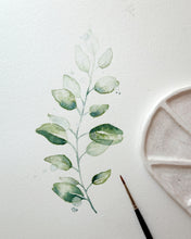 Load image into Gallery viewer, Eucalyptus Original watercolor
