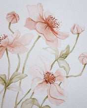 Load image into Gallery viewer, Anemones Original watercolor

