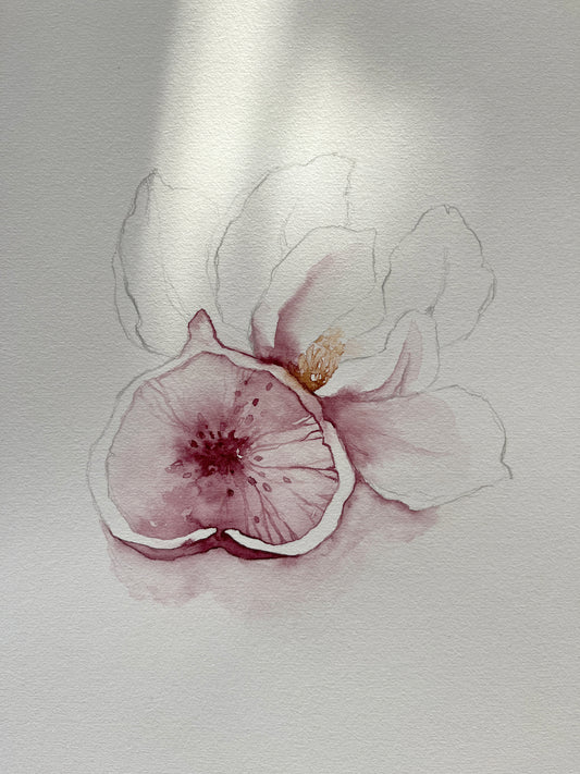 Purple Figs 02 original watercolor