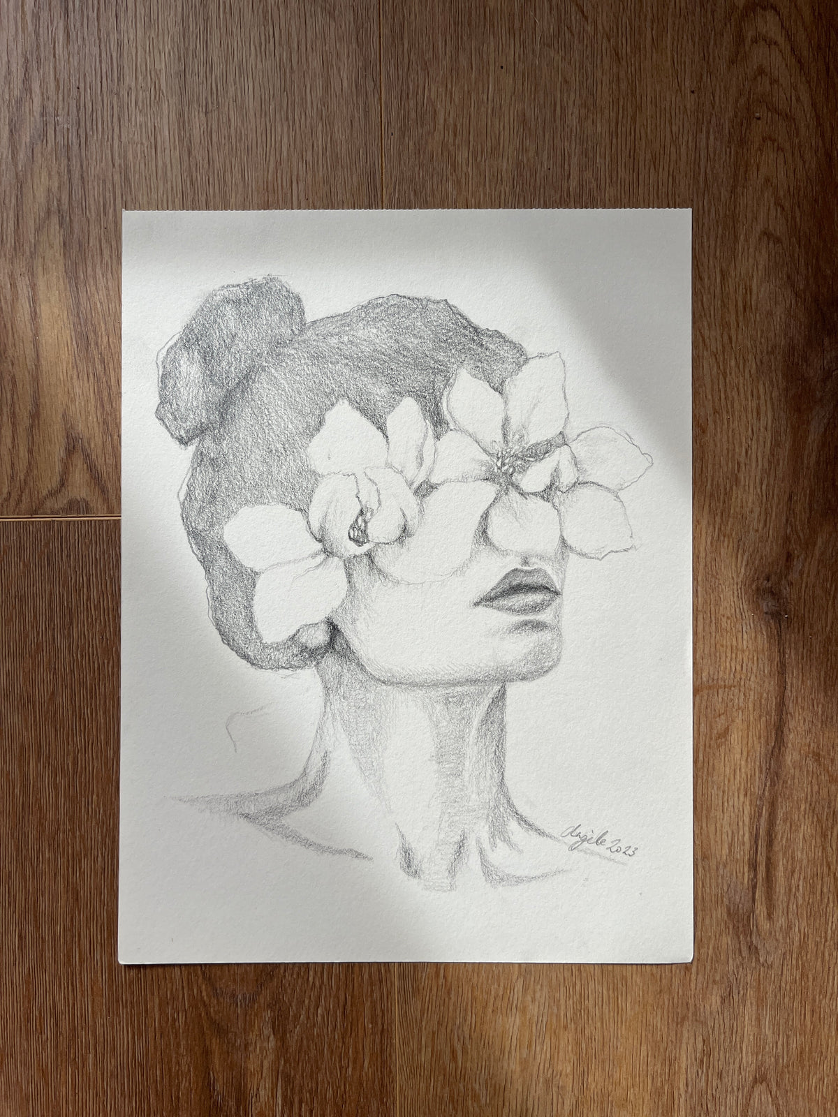 Flora Donna Original Drawing 03