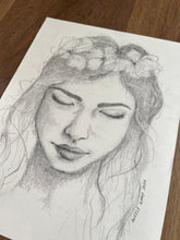 Load image into Gallery viewer, Flora Donna Original Drawing 02
