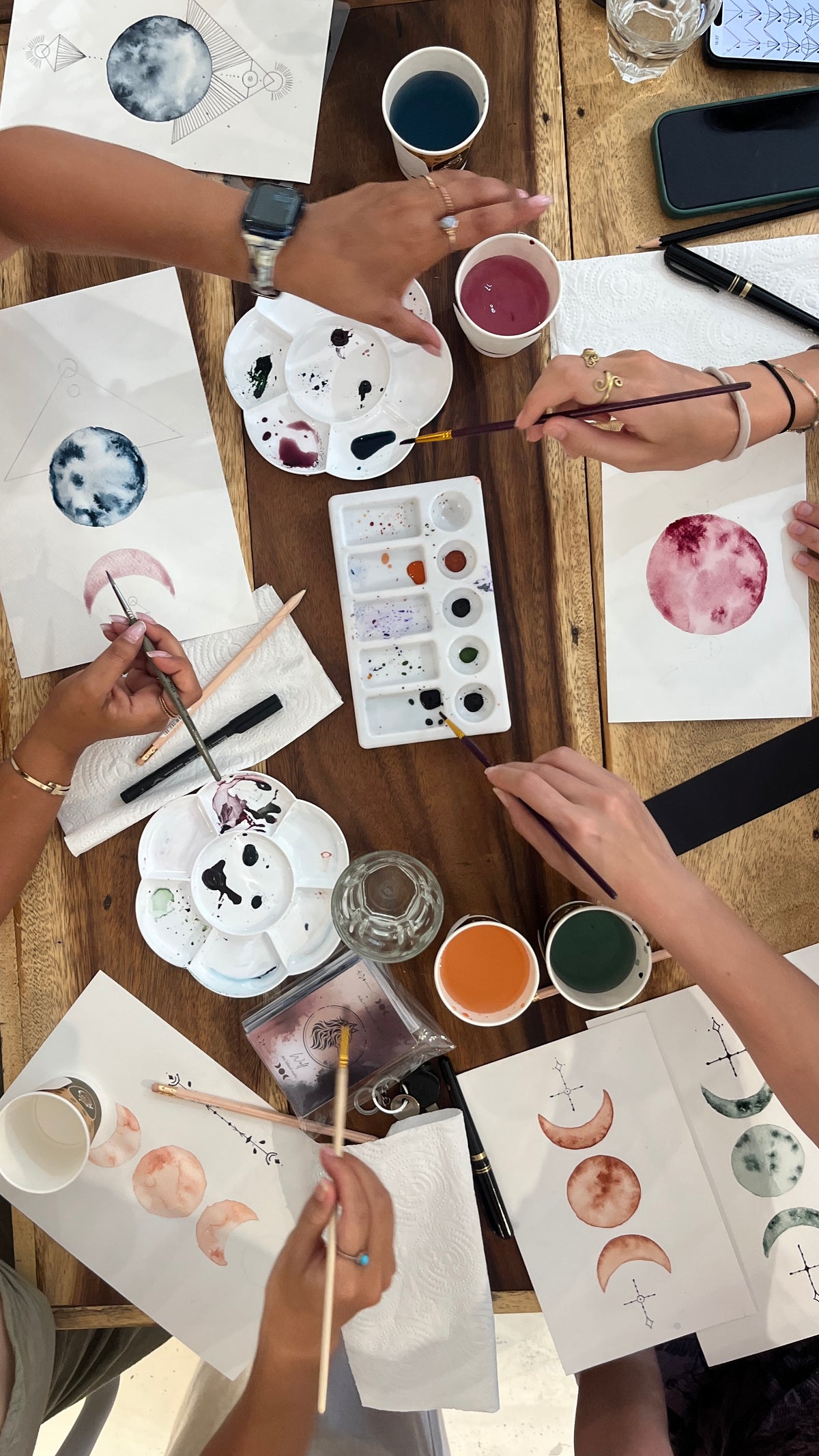 Aquarel Workshop Sacred Moon, Arnhem