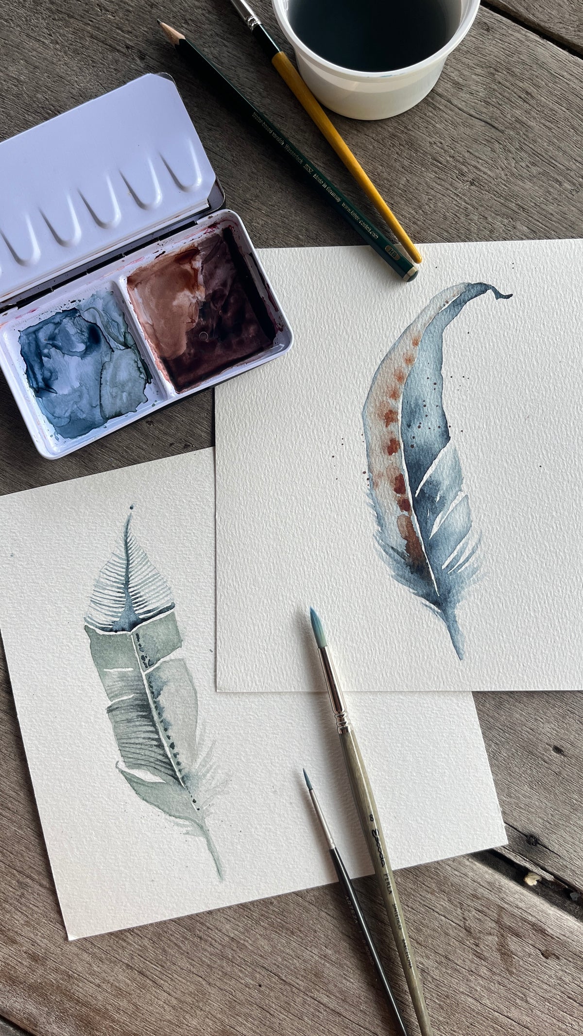 Aquarel Workshop Boho Feathers, Arnhem