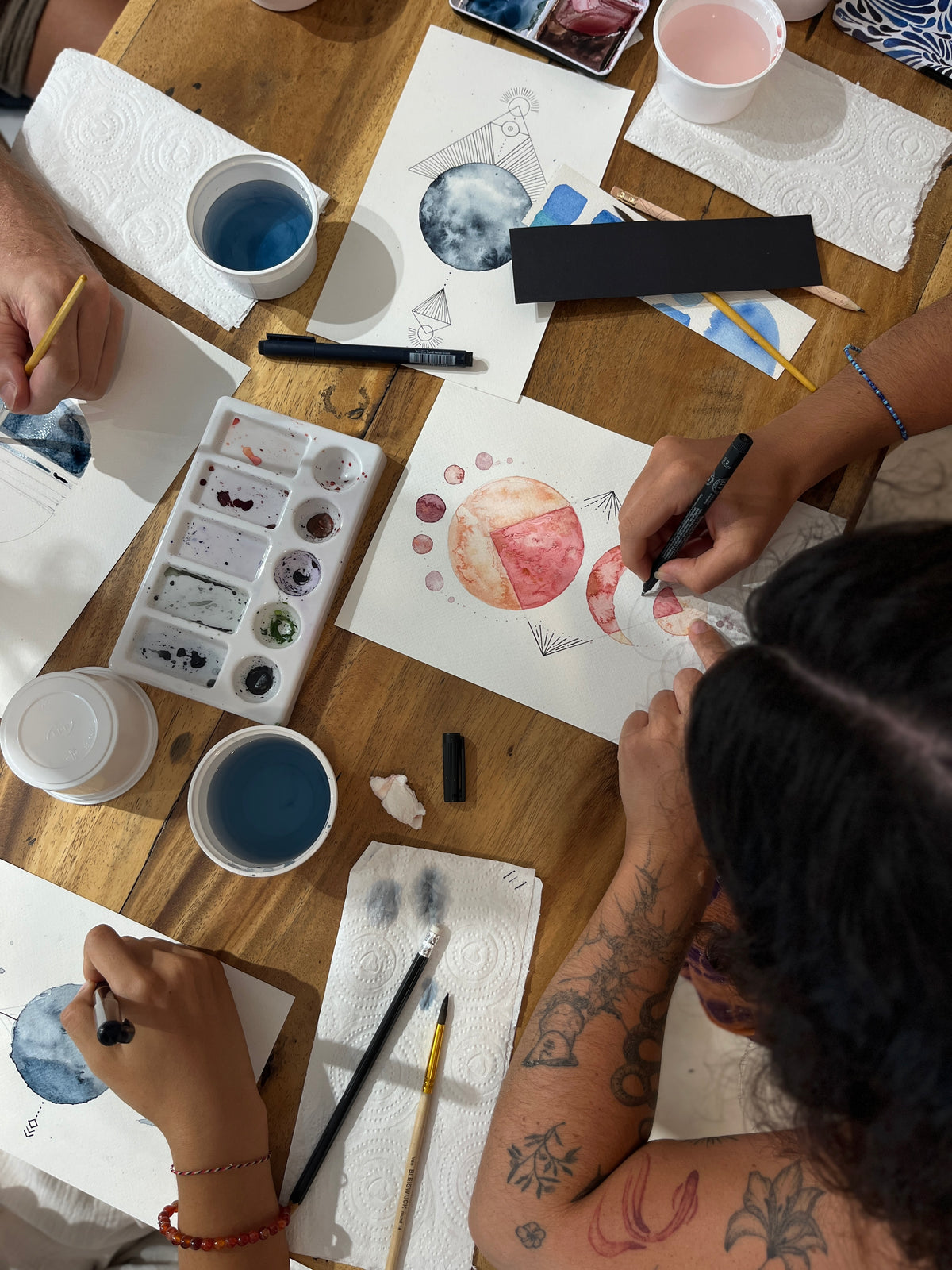 Aquarel Workshop Sacred Moon, Arnhem