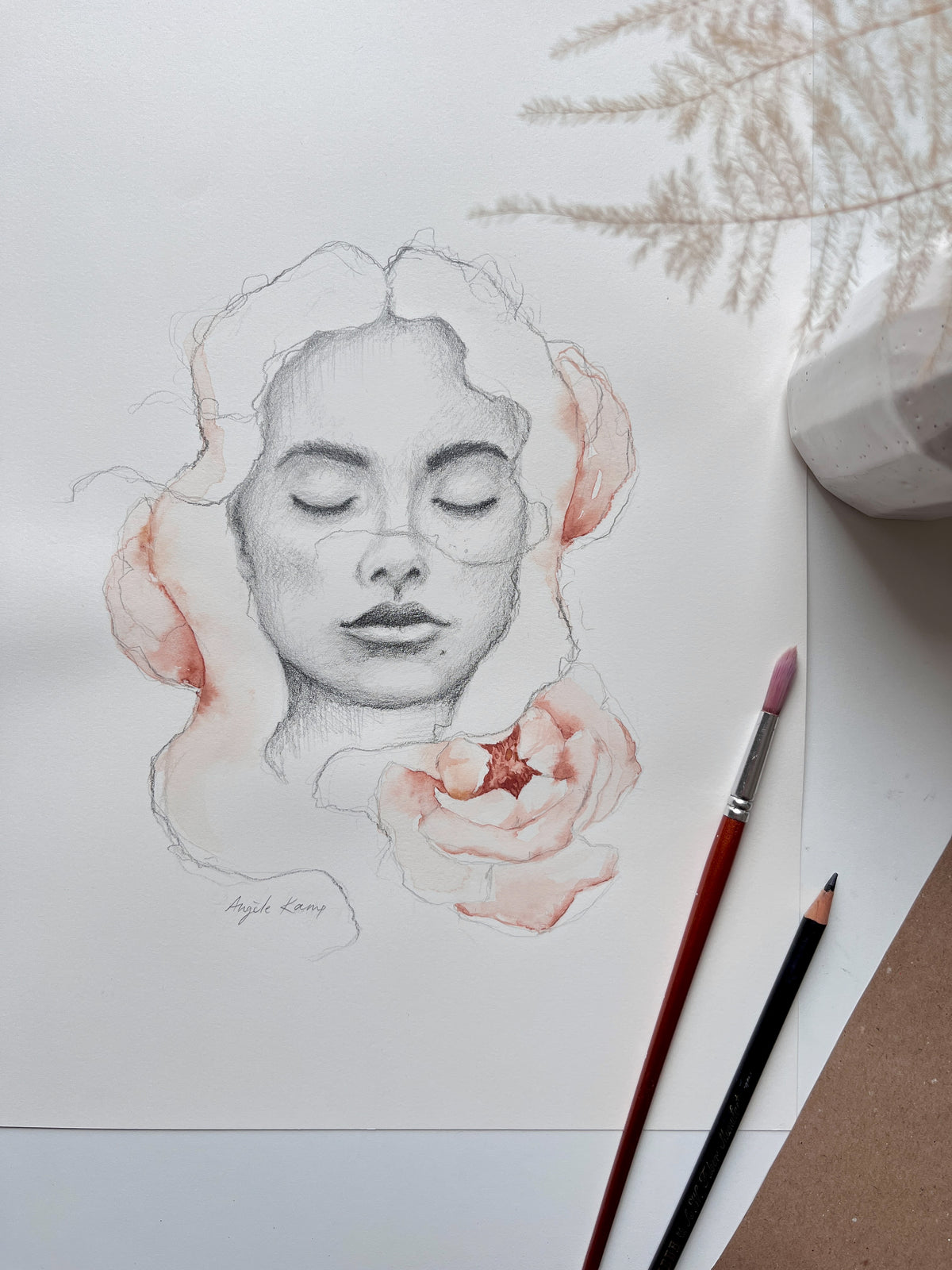 Floral Donna Original Art 02