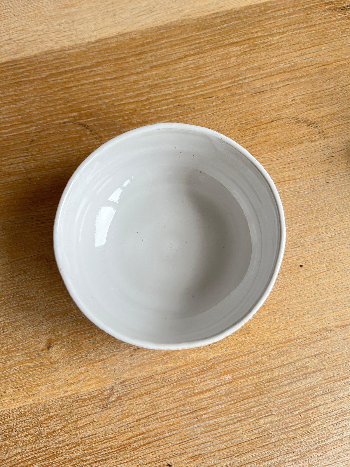 Ceramic bowl engraved