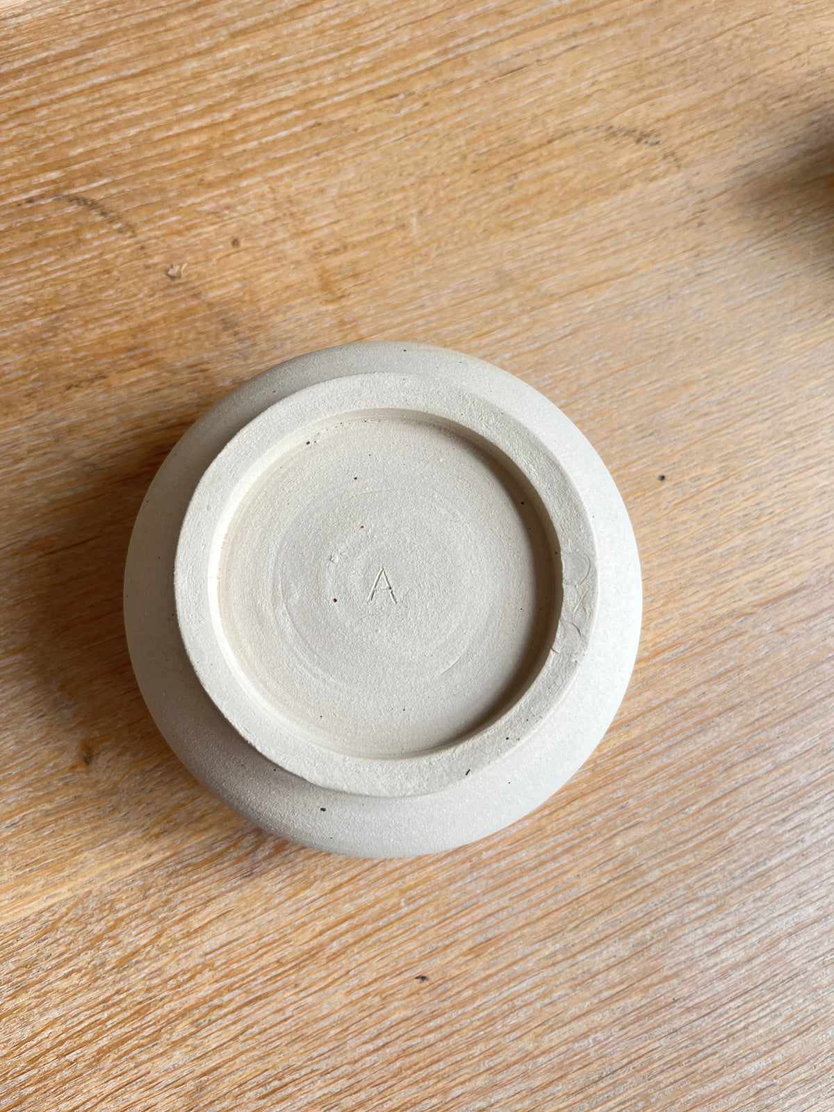 Ceramic bowl engraved