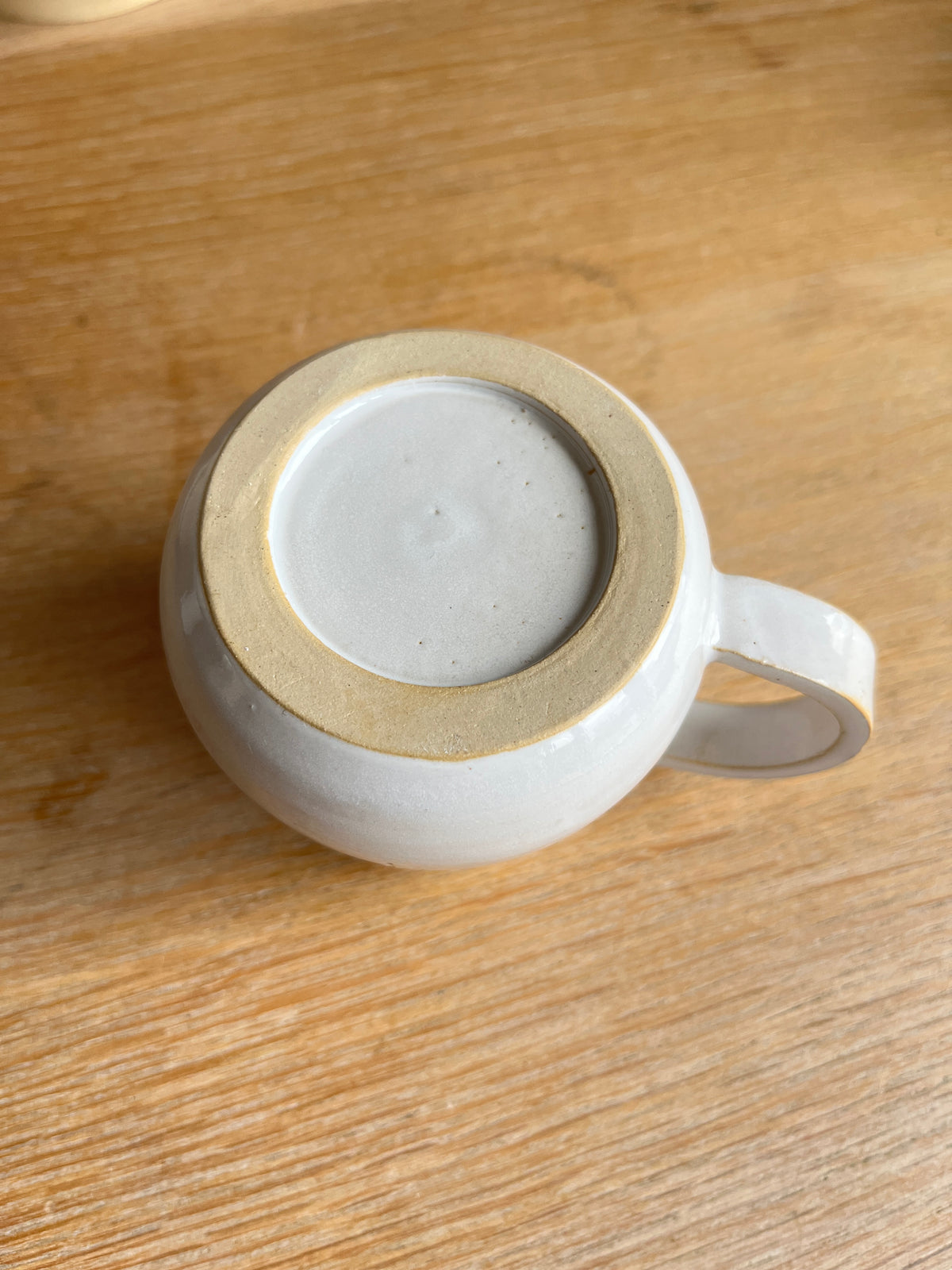 White mug engraved