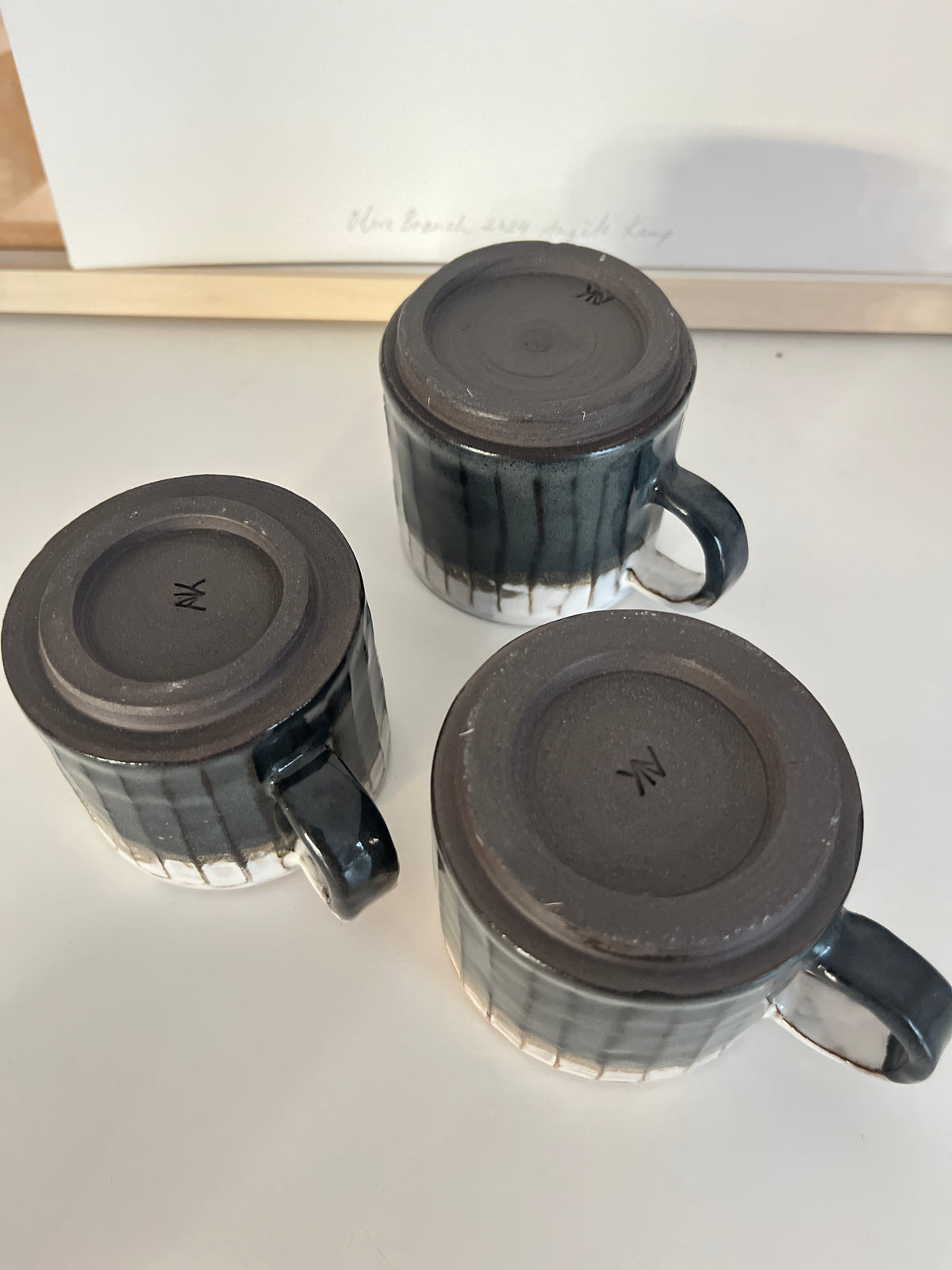 3 Mugs Midnight blue
