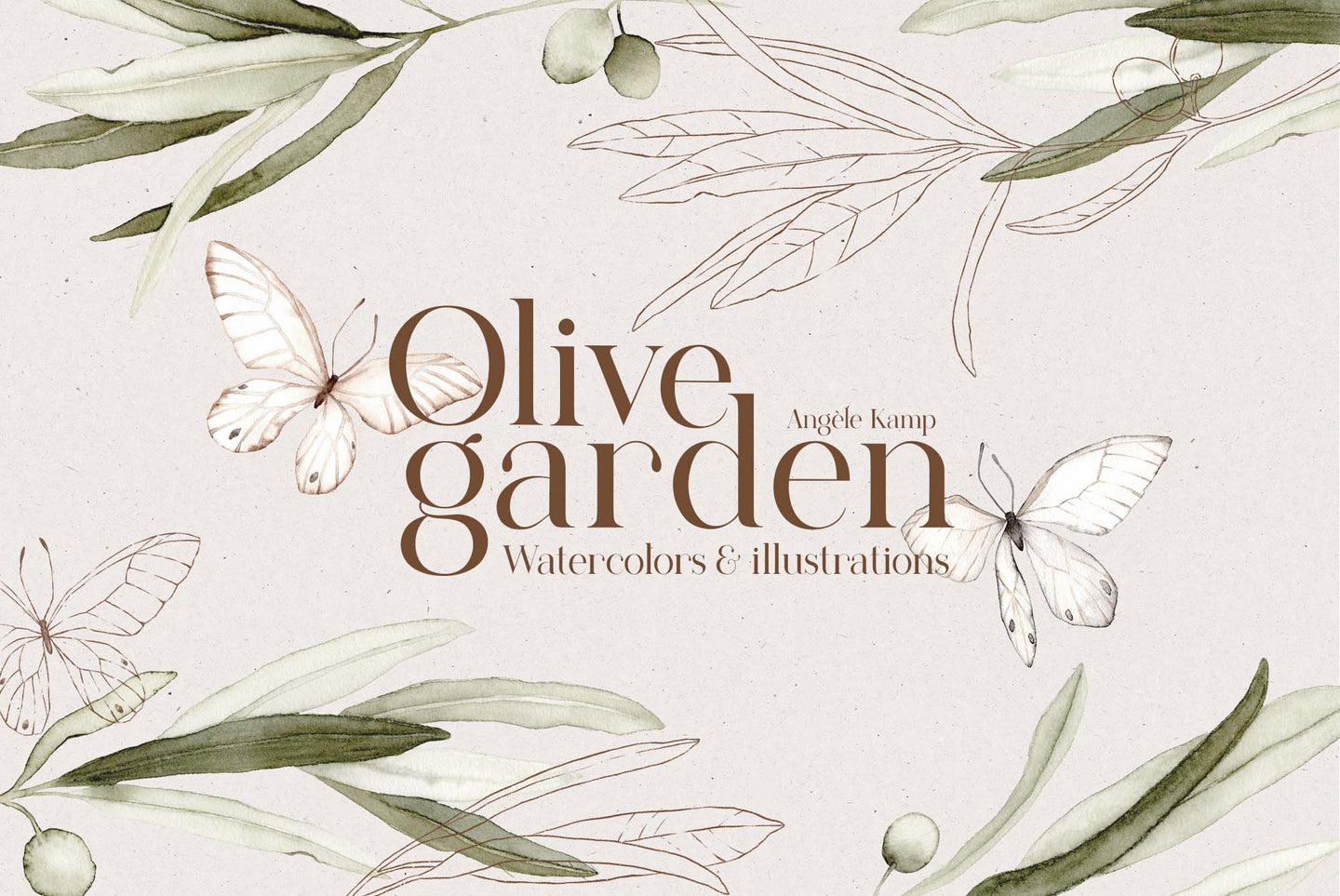Olive garden watercolors
