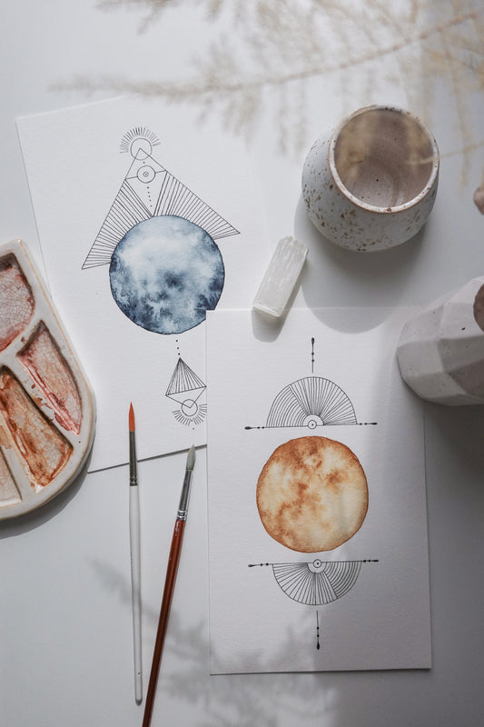 Aquarel Workshop Sacred Moon, Arnhem