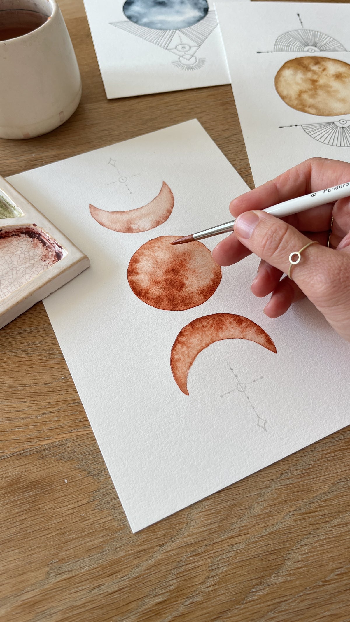 Aquarel Workshop Sacred Moon, Arnhem