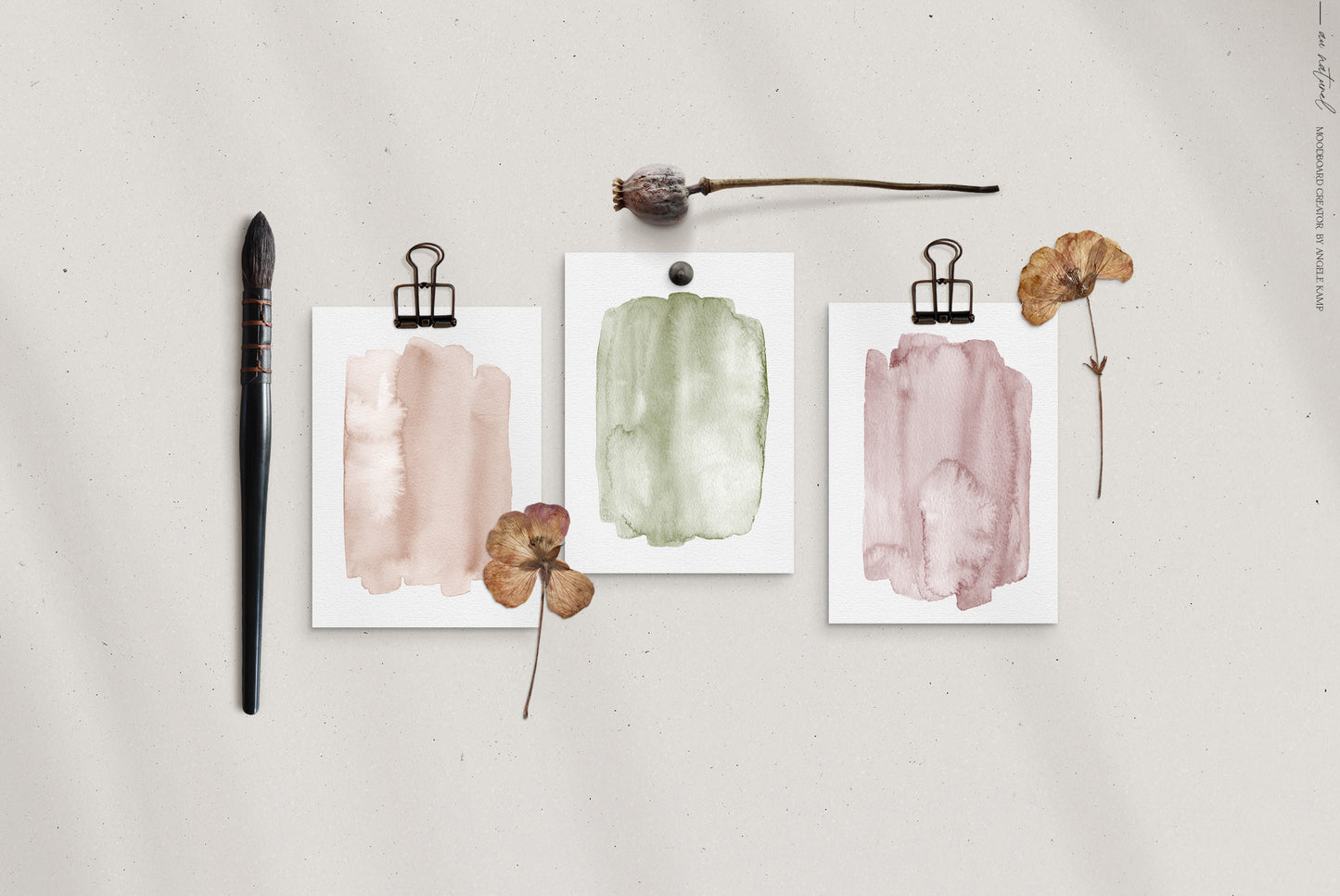 Au naturel moodboard scene creator