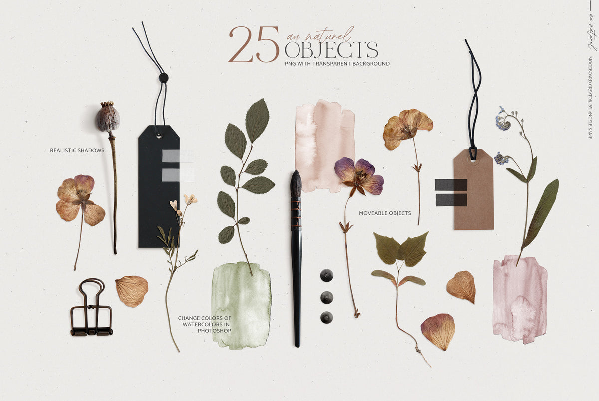 Au naturel moodboard scene creator
