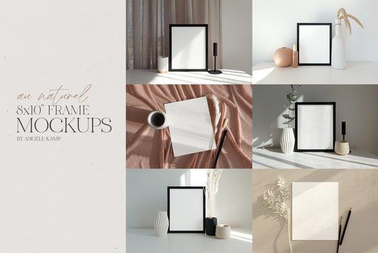 AuNaturel 8x10" frame mockups
