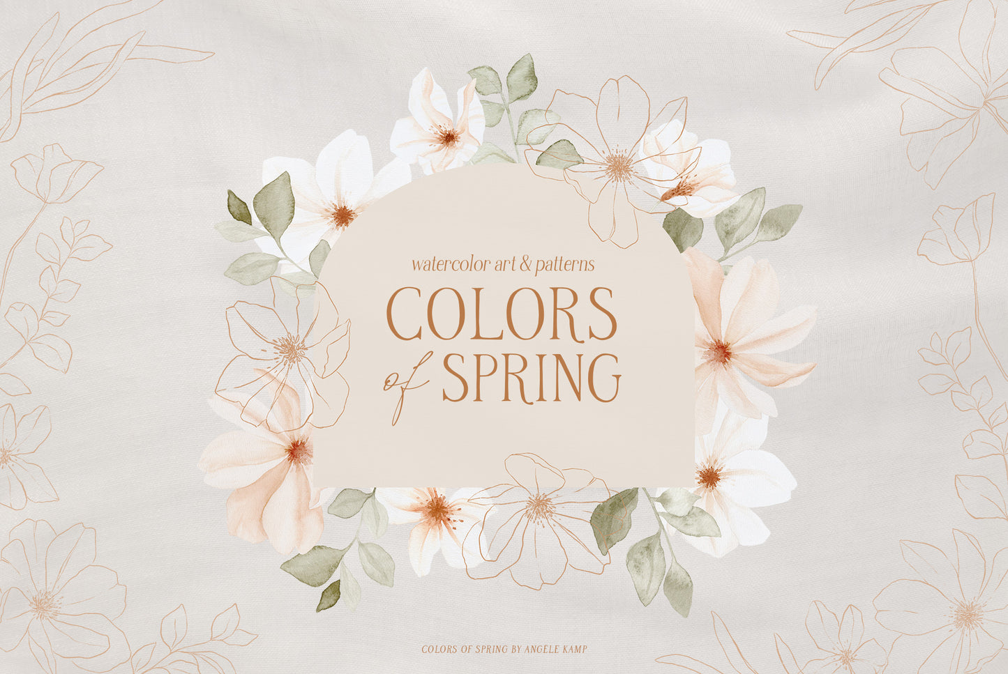 Colors of Spring watercolors