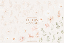 Load image into Gallery viewer, Colors of Spring watercolors
