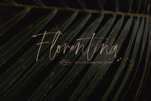 Load image into Gallery viewer, Florentina stylish signature script font by Angele Kamp
