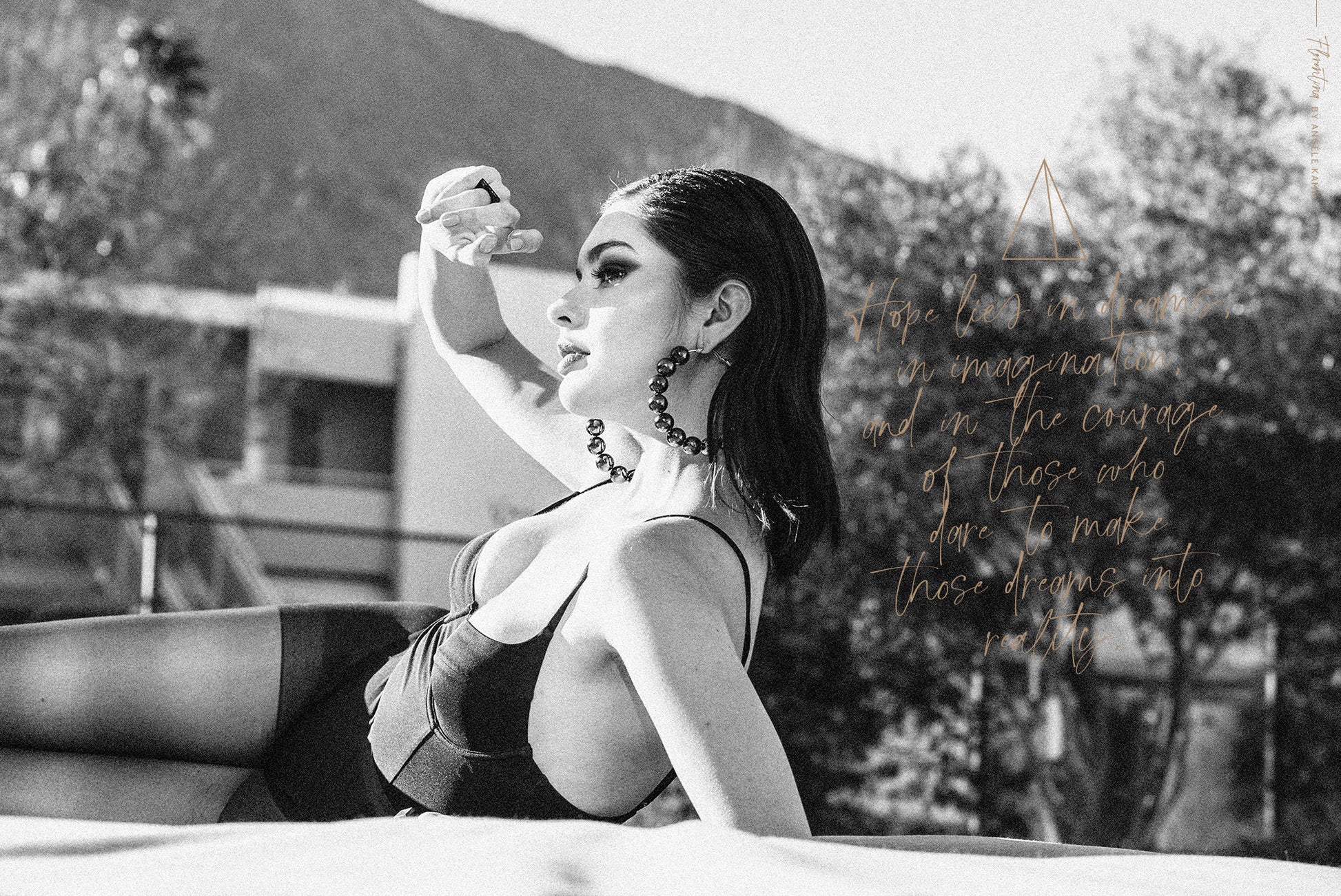 Florentina stylish signature script font by Angele Kamp