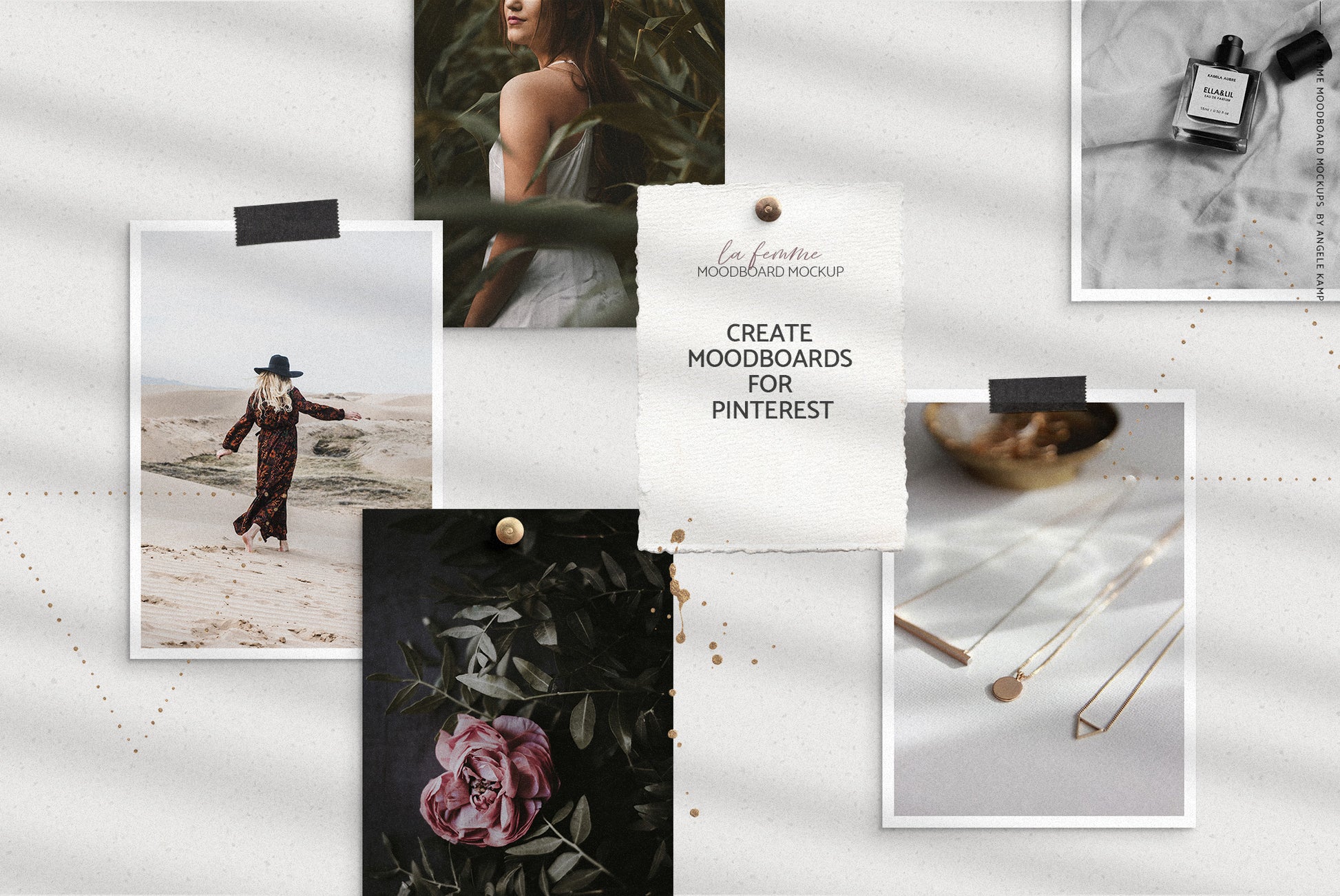 LaFemme moodboard mockups Angele Kamp