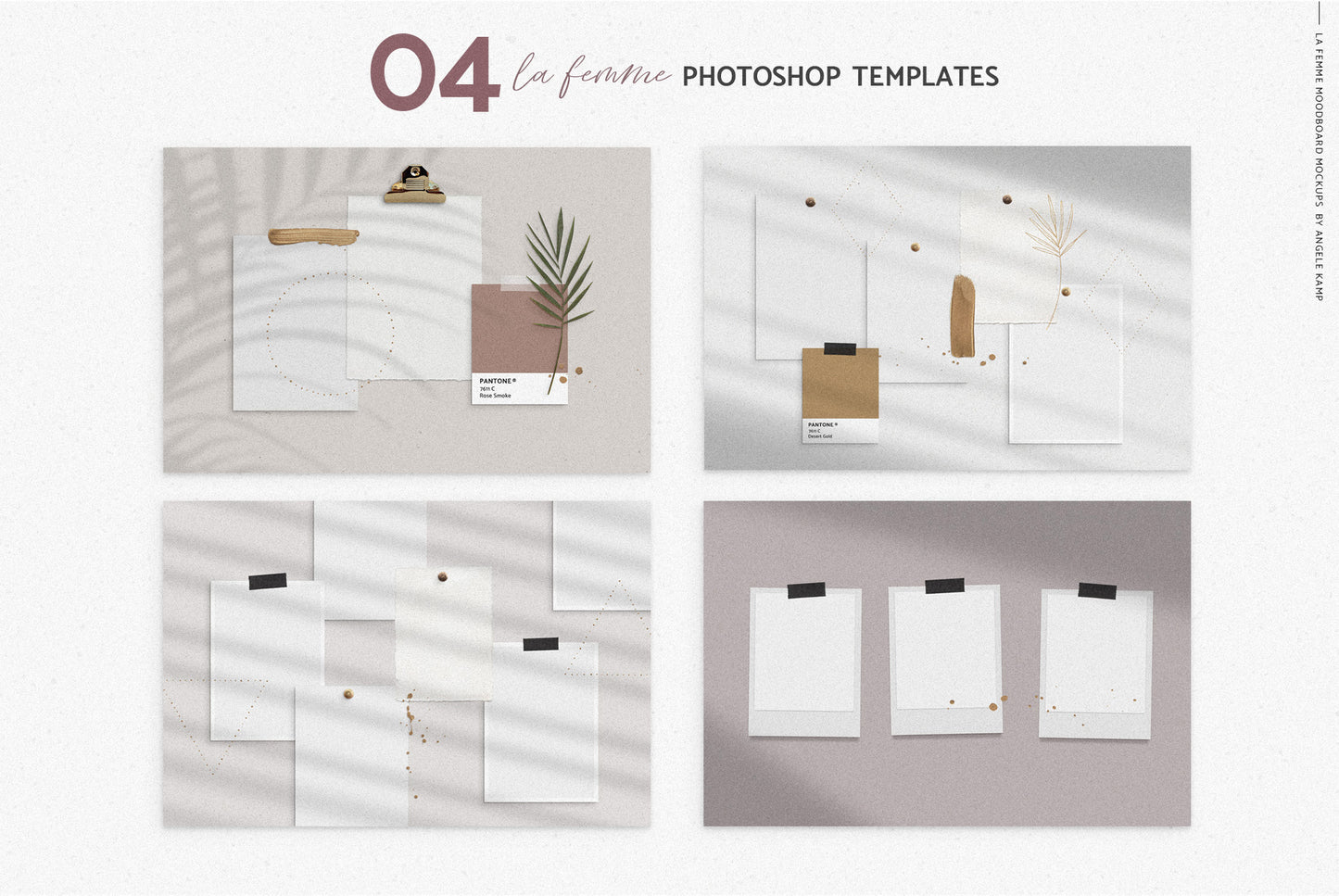 LaFemme moodboard mockups Angele Kamp