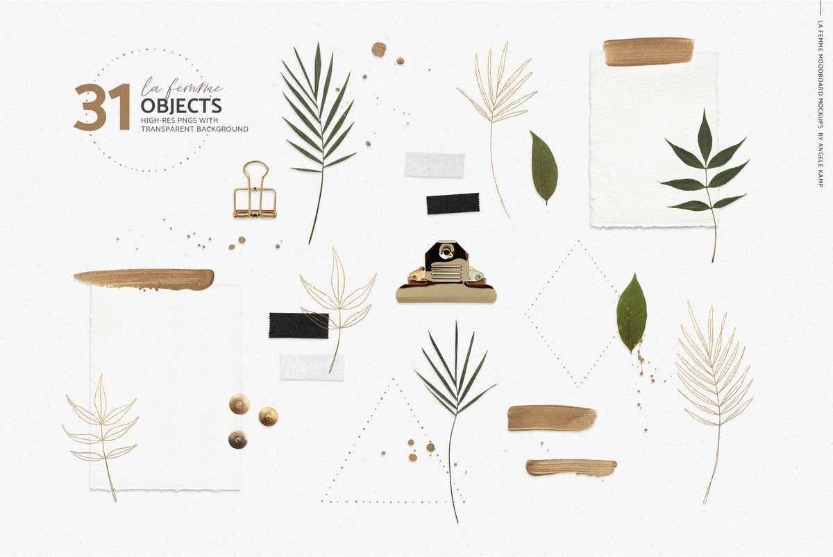 LaFemme moodboard mockups Angele Kamp