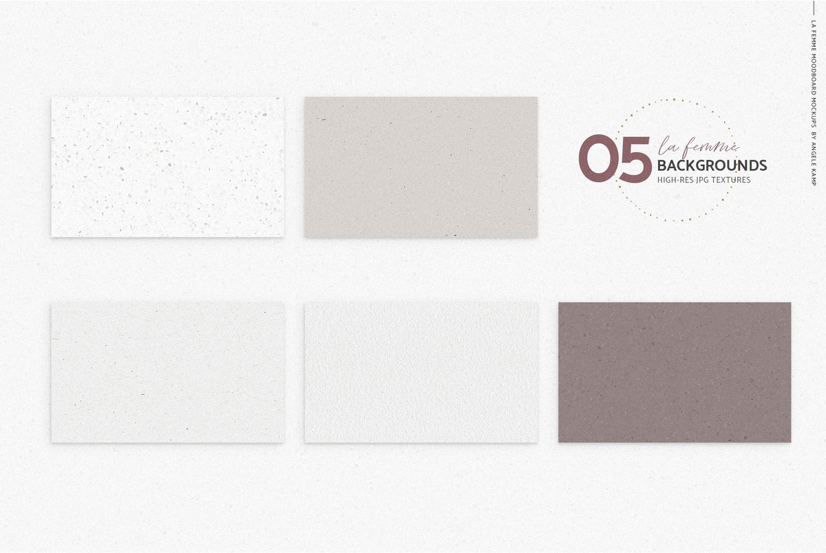 LaFemme moodboard mockups Angele Kamp