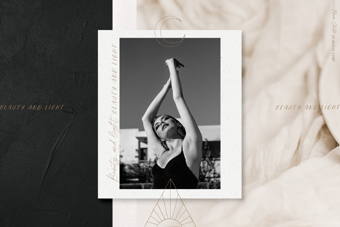 Moon Child font and illustrations by Angele Kamp