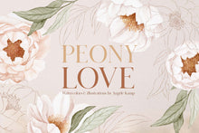 Load image into Gallery viewer, Peony Love watercolors
