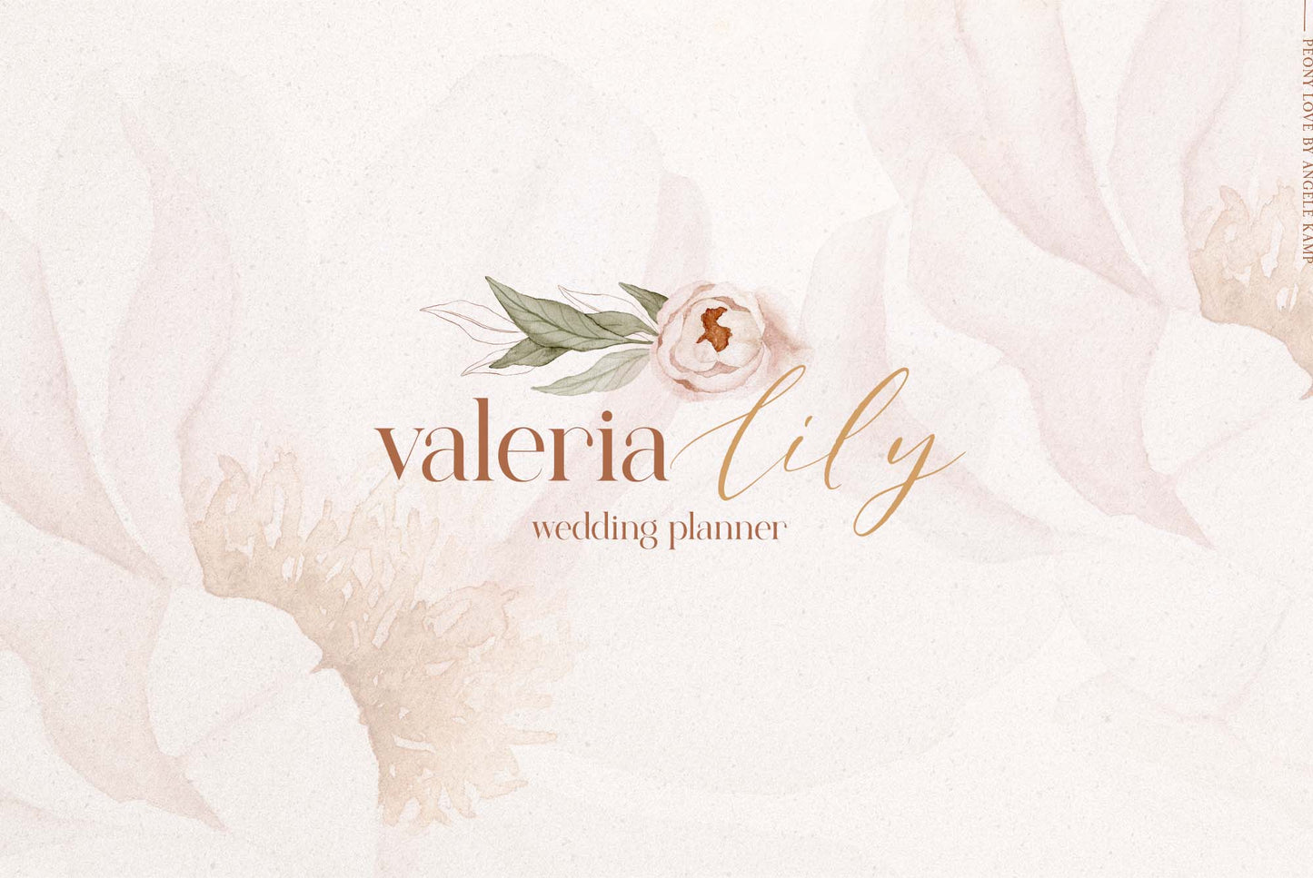 Peony Love watercolors