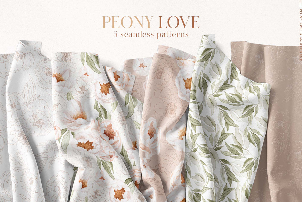 Peony Love watercolors