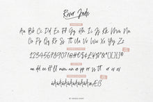 Load image into Gallery viewer, Oh Livey brush font by Angele Kamp
