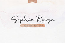 Load image into Gallery viewer, Sophia Reign Font duo
